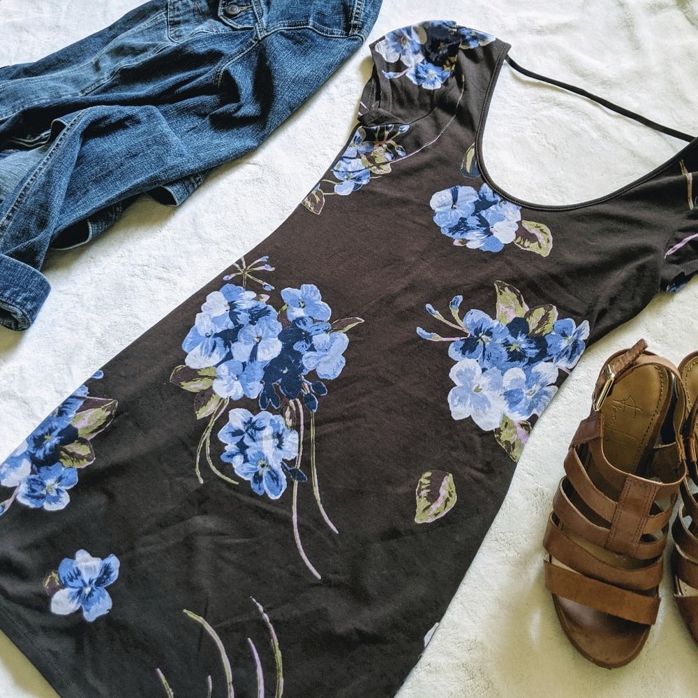 Kimchi Blue Charcoal Grey Bodycon Dress